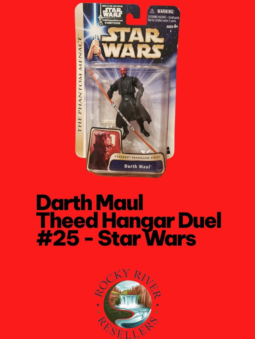 Darth Maul | Theed Hangar Duel | Collection 2 | #25 Misprint Error | Star Wars